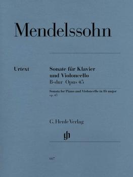 Sonata for Piano and Violoncello B Flat Major Op. 45 (Cello and Piano) (HL-51480667)