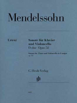 Sonata for Piano and Violoncello D Major Op. 58 (Cello and Piano) (HL-51480668)