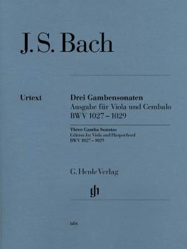 Sonatas for Viola da Gamba and Harpsichord BWV 1027-1029 (Viola Solo) (HL-51480684)