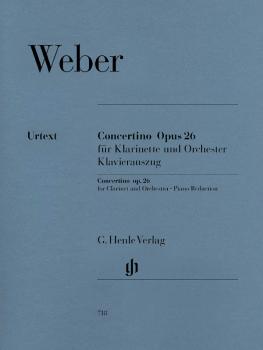 Concertino, Op. 26 (for Clarinet & Piano Reduction with Urtext and Br (HL-51480718)