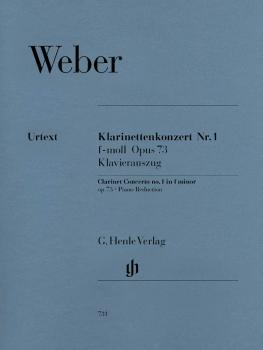 Clarinet Concerto No. 1 in F minor, Op. 73 (for Clarinet & Piano Reduc (HL-51480731)