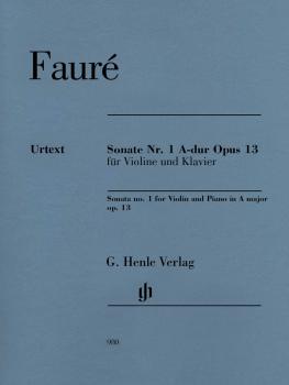 Sonata No. 1 in A Major, Op. 13 for Violin and Piano (With Marked and  (HL-51480980)