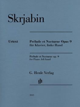 Prélude et Nocturne, Op. 9 (For Piano, left hand) (HL-51481013)
