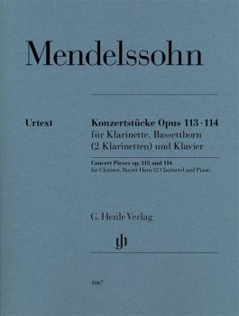 Concert Pieces Op. 113 and 114 (for Clarinet, Basset Horn or 2 Clarine (HL-51481067)