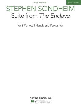 Suite from The Enclave (for 2 Pianos, 4 Hands and Percussion) (HL-00153845)