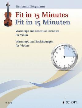 Fit in 15 Minutes: Warm-Ups and Essential Exercises for Violin (HL-49045396)