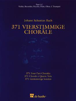 371 Vierstimmige Choräle (Four-Part Chorales): Part 1 in C - Treble Cl (HL-44003550)