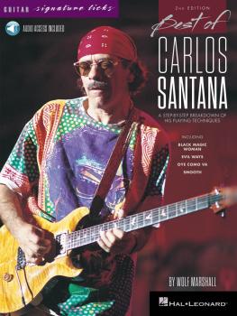 Best of Carlos Santana - Signature Licks - 2nd Edition: A Step-by-Step (HL-00174664)