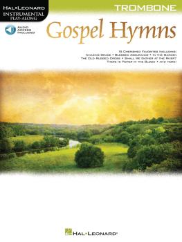Gospel Hymns for Trombone: Instrumental Play-Along (HL-00194654)