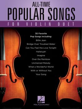 All-Time Popular Songs for Violin Duet (HL-00222449)