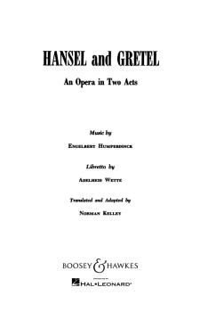 Hansel and Gretel (Libretto) (HL-48001840)