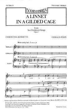 A Linnet in a Gilded Cage (from Ten Children's Songs, Op. 1) (HL-48010819)