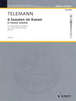 6 Sonatas in Canon, Op. 5 (for 2 Treble Recorders Flutes - Performance (HL-49011401)
