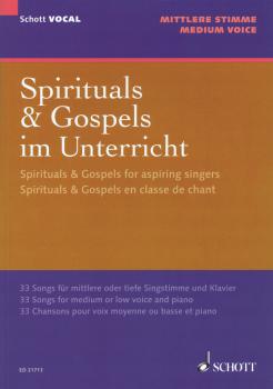 Spirituals & Gospels for Aspiring Singers: 33 Songs for Medium/Low Voi (HL-49044538)