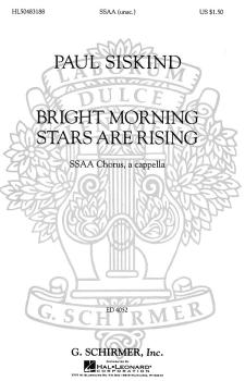 Bright Morning Stars are Rising (SSAA a cappella) (HL-50483188)