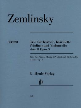 Trio for Piano, Clarinet (Violin) and Violoncello in D-minor Op. 3 (HL-51480578)