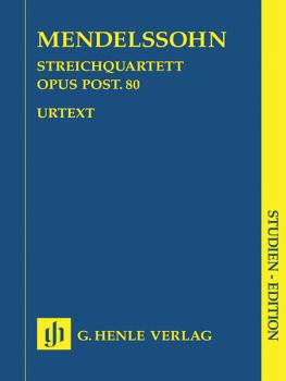 String Quartet F Minor Op. Posth. 80 (Study Score) (HL-51489678)