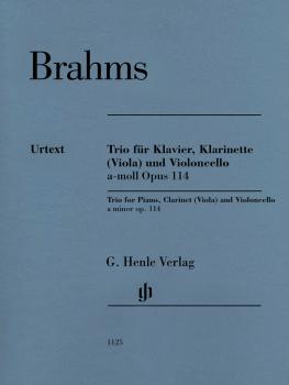 Trio in A Minor, Op. 114 - Revised Edition (for Piano, Clarinet Viola  (HL-51481125)