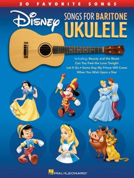 Disney Songs for Baritone Ukulele (20 Favorite Songs) (HL-00214501)