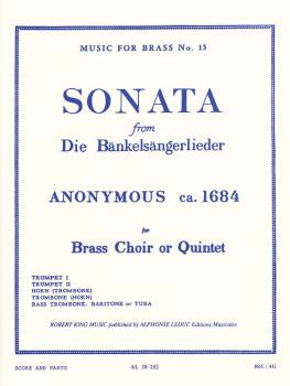 Sonata from Die Bankelsangerlieder: Brass Choir or Quintet (HL-48184920)