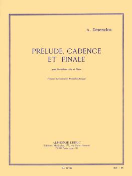 Prlude, Cadence et Finale (for Alto Sax and Piano) (HL-48181794)