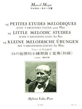 24 Petites Etudes Melodiques Avec Variations (Facile) pour Flute: [24  (HL-48180522)