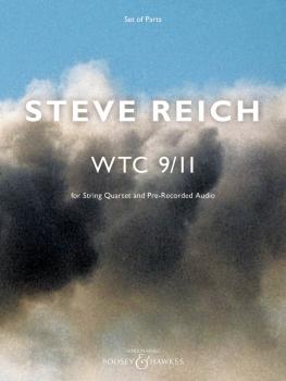 WTC 9/11 (for String Quartet and Pre-Recorded Audio - Set of Parts) (HL-48024416)