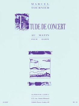 Etude de Concert - Au Matin (for Harp) (HL-48181021)
