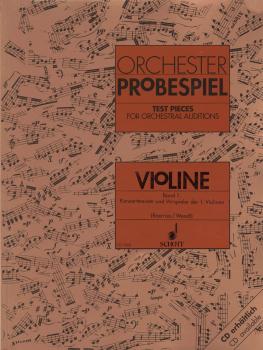 Test Pieces for Orchestral Auditions - Violin Volume 1: Excerpts from  (HL-49007576)