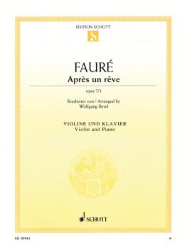 Aprs un rve, Op. 7, No. 1 (Violin and Piano) (HL-49019467)