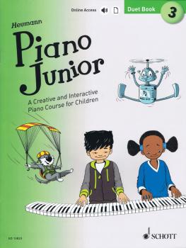 Piano Junior: Duet Book 3 (Book/Online Audio) (HL-49045687)