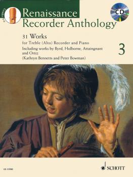 Renaissance Recorder Anthology - Volume 3: 31 Works for Treble Alto Re (HL-49045795)