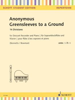 Greensleeves to a Ground: 14 Divisions Descant Recorder and Piano Scho (HL-49045903)