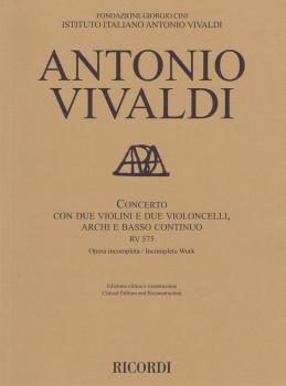 Concerto Rv 575 (for 2 Violins, 2 Celli, Strings and Basso Continuo Sc (HL-50601158)