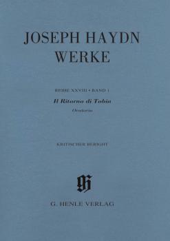 Il Ritorno Di Tobia Oratorio: Haydn Complete Edition with critical rep (HL-51485813)