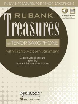 Rubank Treasures for Tenor Saxophone: Book with Online Audio stream or (HL-00121409)