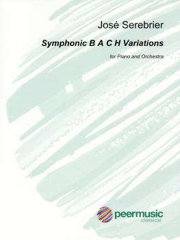 Symphonic B A C H Variations (for Piano and Orchestra Full Score) (HL-00346456)