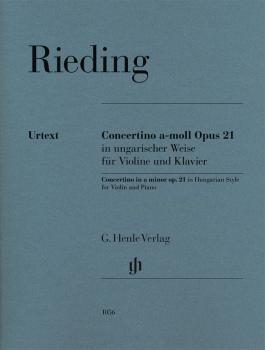 Concertino In Hungarian Style in A Minor, Op. 21: Violin and Piano Red (HL-51481056)