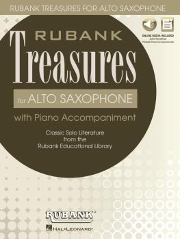 Rubank Treasures for Alto Saxophone: Book with Online Audio stream or  (HL-00121408)
