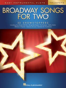 Broadway Songs for Two Trumpets: Easy Instrumental Duets (HL-00252496)