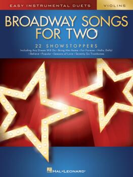 Broadway Songs for Two Violins: Easy Instrumental Duets (HL-00252500)