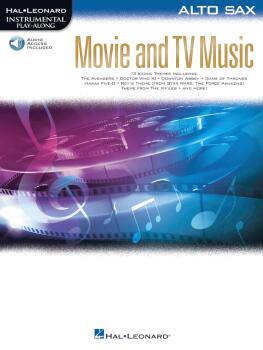 Movie and TV Music for Alto Sax: Instrumental Play-Along Series (HL-00261809)