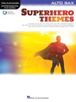 Superhero Themes Instrumental Play-Along for Alto Sax (HL-00363197)