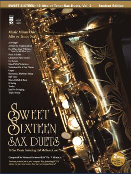 Sweet Sixteen Sax Duets: Music Minus One Alto or Tenor Sax Deluxe 2-CD (HL-00400606)