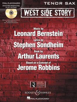 West Side Story for Tenor Sax: Instrumental Play-Along Book/CD (HL-00450138)