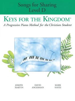 Keys for the Kingdom - Songs for Sharing (Level D) (HL-35012026)