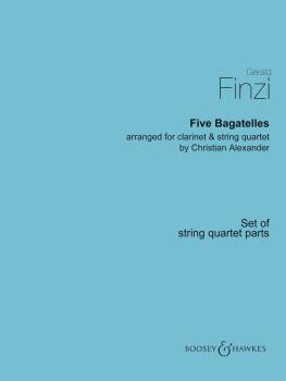 5 Bagatelles (Arranged for Clarinet and String Quartet by Christian Al (HL-48022994)