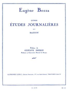 Quinze Etudes Journalieres pour Basson (for Bassoon) (HL-48181163)