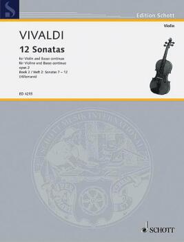 12 Sonatas, Op. 2 - Book 2 (for Violin and Basso Continuo Violoncello  (HL-49004701)
