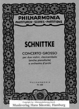 Alfred Schnittke - Concerto Grosso (for Two Violins, Harpsichord also  (HL-50482952)